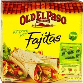 OLD EL PASO Fajitas Kit caja 500 grs
